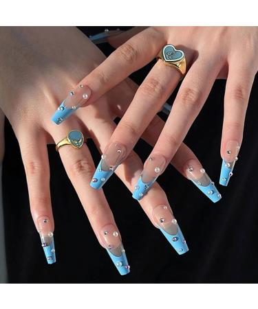 Nail Rhinestones and Pearls 2 Boxes 3D Nail Charms Flat Back Clear AB Crystal Nail Art Rhinestones Gems White Nail Pearls for Nail Art Decoration DIY Crafts (G) - Buy Online on GoSupps.com