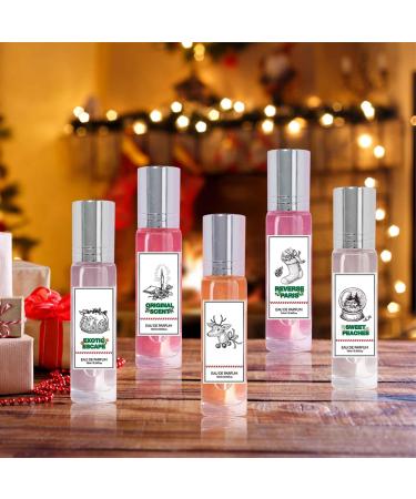 Pheromone Perfume Collection for Women Enhanced Scents Perfume Set Romantic Flowers Scents Roll On Perfume Long Lasting Women's Perfume (5pc/02)