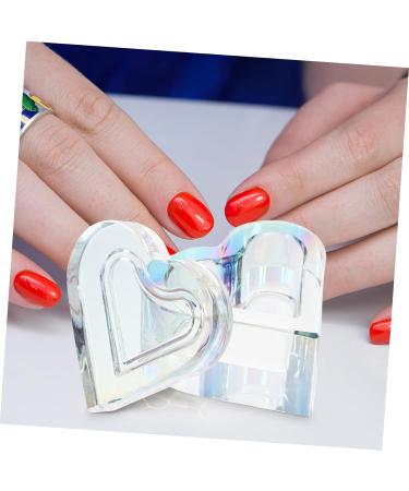 Nail Dish Cups with Lids Glass Nail Dish Glass Nail Art Dish Glass Nail Cups Nail Art Dish Cup Glass Dish for Acrylic Nails Dappen Dish Accessories Heart-shaped Crystal Glass 7x6.5cm As Shown - Buy Online on GoSupps.com