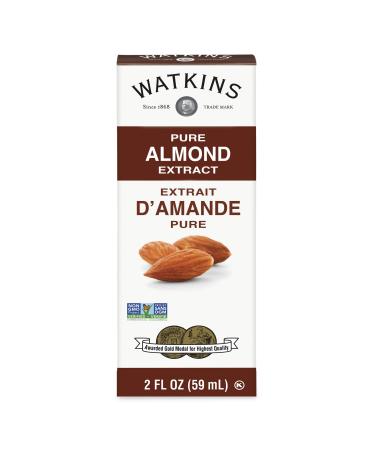 Watkins Pure Almond Extract, 2 Fl Oz (Pack of 1) Pure Almond 2 Fl Oz (Pack of 1)