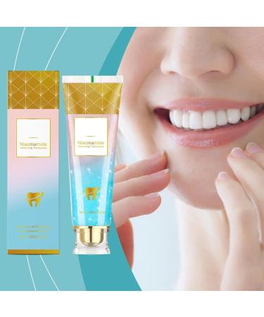  G n rique Niacinamide Whitening Toothpaste Whitening Toothpaste Intense Stain Removal Nicotinamides Sparkling Toothpastes for Deep Cleaning Fresh Breath 120g (A 1PCS) - Buy Online on GoSupps.com