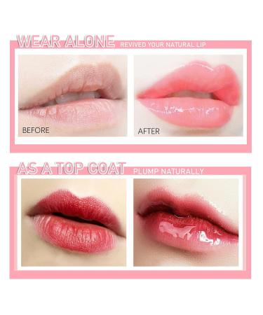 Nobeka 2 PCS Cherry Plumping Lip Glow Oil Set - Clear Tinted Gloss for Moisturized and Nourished Lips with Long-Lasting Shine - Ideal for All Occasions - Buy Online on GoSupps.com