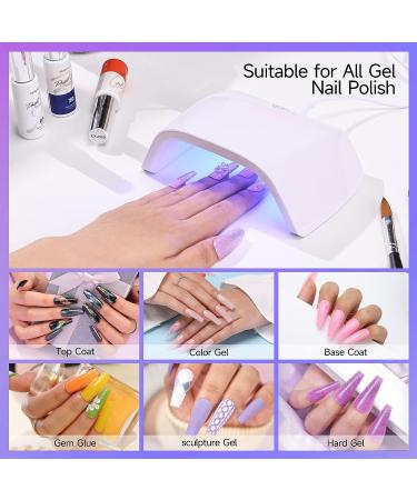 Morovan Acrylic Nail Kit with Drill and UV Light - Professional Set for Nail Extensions, Glitter Powder, and Nail Art - DIY Starter Kit for Home - Multicolor - Buy Online on GoSupps.com