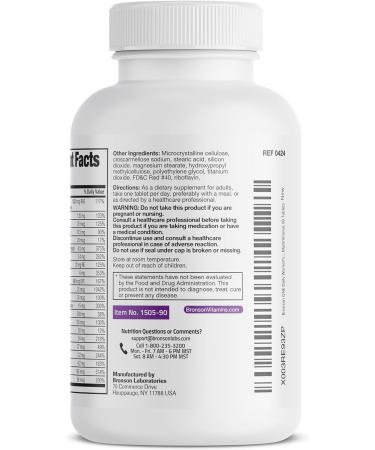 Bronson ONE Daily Womenâs 50+ Complete Multivitamin - 90 Tablets - Buy Online on GoSupps.com