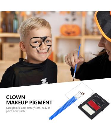 Buy Lurrose Halloween Clown Makeup Set - Face Color Pigment & Drawing Bag - International Shipping - Buy Online on GoSupps.com