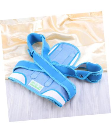 Clavicle Shoulder Support Belt - Posture Corrective Upper Back Support for Better Posture - Available in Blue - International Shipping - Buy Online on GoSupps.com