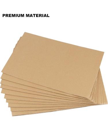 SHEUTSAN 100 Pack 8.5 x 11 Inches Chipboard Sheets Medium Weight 50 Point Chipboard  Brown Recyclable Corrugated Cardboard Pads for Albums Cover  Scrapbooking  Documents Prints Backing - Buy Online on GoSupps.com