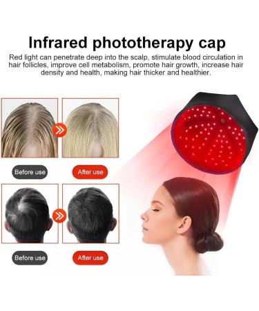 Mavdecll Light Therapy Hair Growth Cap Hair Growth Helmet 120 LED 660nm & 850nm Phototherapy Cap Improve Scalp Health - Buy Online on GoSupps.com