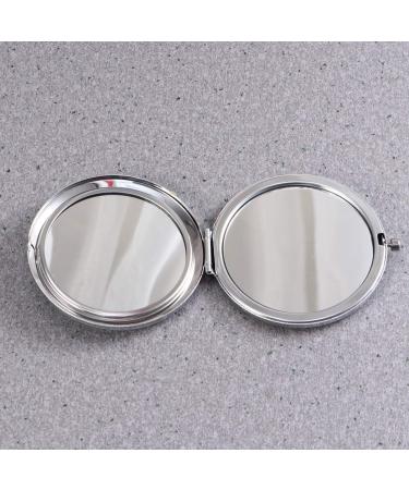 Minkissy 1pc Small Mirror Crystal Mirror Compact Cosmetic Mirror Double Side Mirror Pocket Mirror for Women Small Compact Mirror Circle Mirrors Makeup Mirror Mini Beauty Mirror Travel Red - Buy Online on GoSupps.com