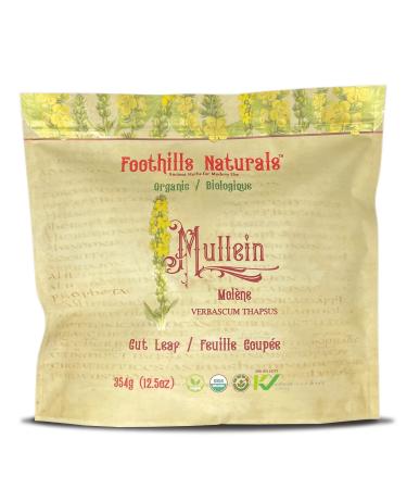 Foothills Naturals Mullein Leaf Cut And Sifted Organic -354g Lung Health 600+ Servings