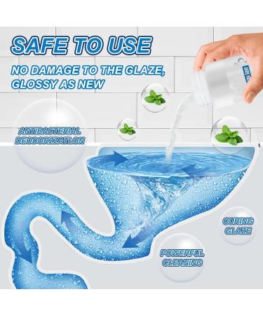 Toilet Bowl Cleaner Powder | Toilet Bowl Cleaner Powder | Active Oxygen Agent for Kitchen Toilet Pipe Dredging Shrigm 250g - Buy Online on GoSupps.com