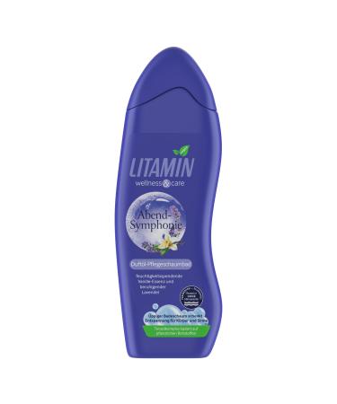 Limin evening symphony fragrance foam bath 750ml- with lavender & vanilla essence cleans gently and contains no microplastic particles is parabens and silicone-free 1
