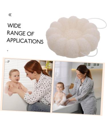 FRCOLOR Bath Sponge Adorable Bath Scrubber Body Washing Cloth Bath Mitt Sponge Body Scrub Body Mittens Convenient Scrubber Supplies Fiber White - Buy Online on GoSupps.com