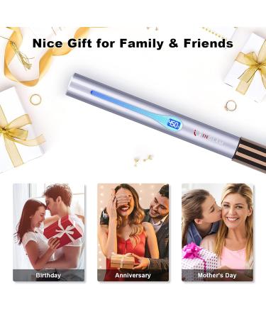 IG INGLAM 1 Round Flat Iron - 2 in 1 Infrared Hair Straightener & Curler Negative Ion Technology Rose Gold Professional Hair Tool for Gifts - Dual Voltage 110-240V - Buy Online on GoSupps.com