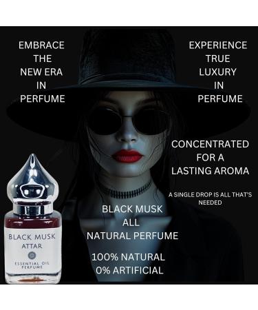 Black Musk Attar 15 ml. Essential Oil Perfume A Vegan Clean Botanical Perfume Essence No Synthetics! All-Natural Alcohol-Free Cruelty-Free Phthalate-Free Paraben-Free Gluten Free - Buy Online on GoSupps.com