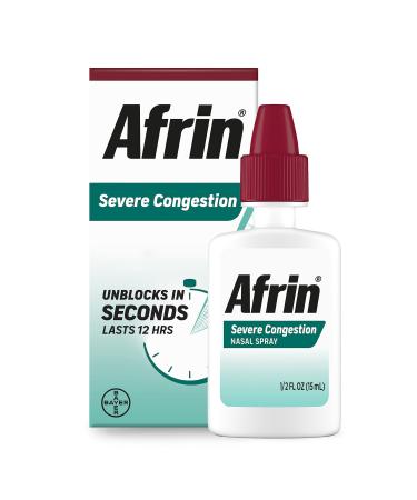 Afrin Severe Congestion Nasal Spray 15 mL Pack of 6