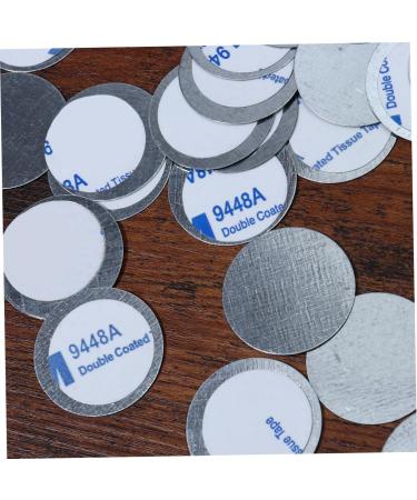 FOMIYES 100pcs Metal Stickers Metal Eyeshadow Pads Eyeshadow Case Pad Makeup Palette Round Metal Rod - Buy Online on GoSupps.com