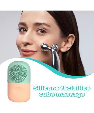 Wpsagek Face Ice Mold - Silicone Ice Roller Facial Ice Mold - Food Grade Facial Ice Mold Remove Fine Lines Cleansing Makeup Gray Powder - Buy Online on GoSupps.com