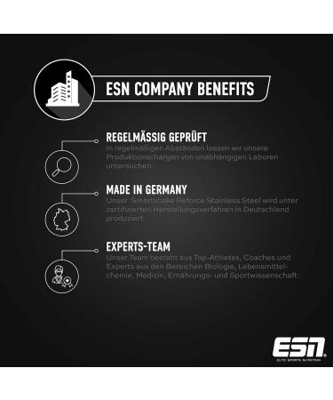 ESN Shaker Reforce Stainless Steel 700ml - Leak-Proof BPA & DEHP Free Engraved Measuring Units - International Shipping Available - Buy Online on GoSupps.com