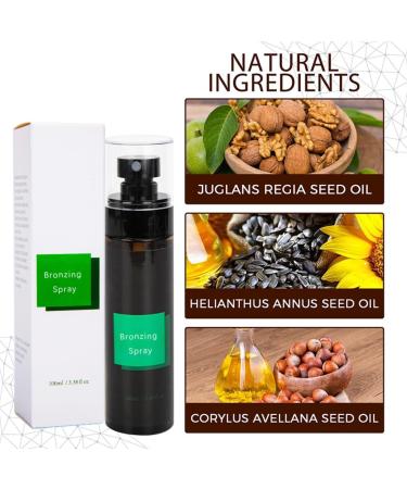 Tanning Oil for Sunbed - Tanning Accelerator - Tanning Oil with Spf - Go to Black Tanning Accelerator - Achieve a Natural Tan with Natural Ingredients - Buy Online on GoSupps.com