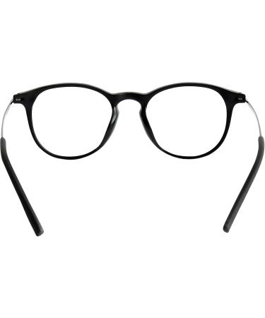 Shop Mini Modern Nerd Reading Glasses | Anti-Glare Blue Light Filter | Large Round Frames | Free Case | Men's 2.0 Diopters - Buy Online on GoSupps.com