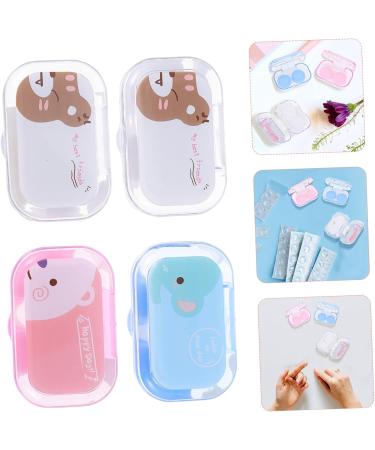 Shop LALAFINA Cartoon Pupils Contact Lens Cases 8 Boxes Travel Organizer Twizzer & Cosmetic Container Multi Colors Perfect for Eye Care - Buy Online on GoSupps.com
