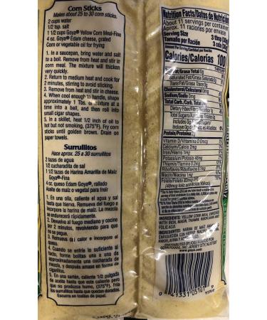 Goya Fine Yellow Corn Meal 12 oz - Authentic Mexican Cornmeal for Delicious Recipes - Buy Online on GoSupps.com