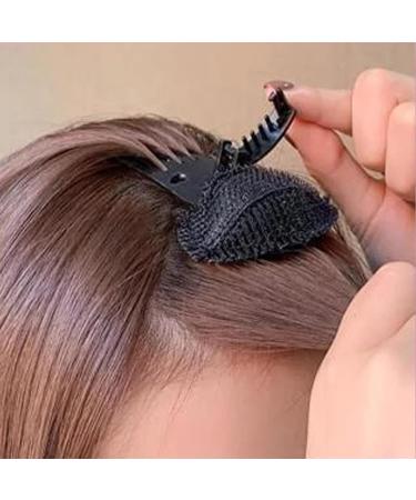 flufy Hair Pad Hair Bump Clip Sponge Small Invisible Hair Puff Hair Head Cushion Hair Sponge Clip Hair Base Instant Hair Volumizing Clip Hair Volume Hair Comb Clip For Girls Black - Buy Online on GoSupps.com