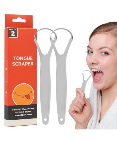 Effective Stainless Steel Tongue Scraper for Adults - Portable Tongue Cleaning Solution | Leking - Buy Online on GoSupps.com