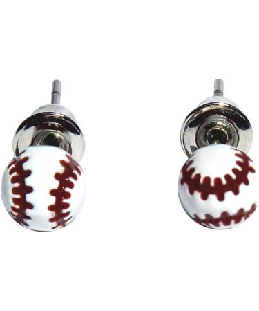 Baseball Stud Earrings Set - 2 Pairs (Small) - Buy Online on GoSupps.com