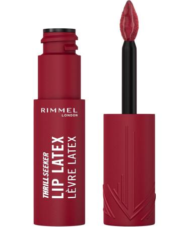 Coty Rimmel Thrill Seeker Lip Latex 450 Majesty liquid lipstick lip gloss lip color lipstick with hyaluronic acid lipstain smooth and shiny moisturizes hyaluronic acid vitamin E aloe vera 6 ml - Buy Online on GoSupps.com
