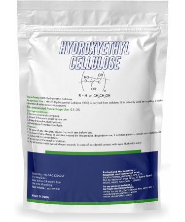 Myoc Hydroxyethyl cellulose cosmetic grade thickening and stabilizing agent for DIY hair and skin care 1 kg - Buy Online on GoSupps.com