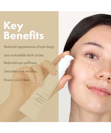 TOSOWOONG Ginseng Plus S rum contour des yeux avec R tinal Niacinamide et Bakuchiol Peau d apparence lisse Regard clatant Cernes et ridules Soin cor en pour la peau 30ml 1.01 fl.oz. - Buy Online on GoSupps.com