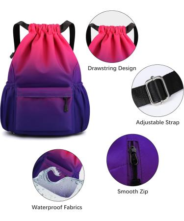 Shop Sarsumir Waterproof Gymnastics Sports Bags | Large Capacity Cordstring Backpack for Women & Boys - Buy Online on GoSupps.com