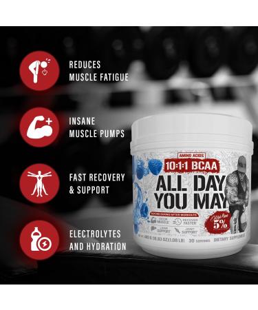 5% Nutrition Rich Piana AllDayYouMay BCAA Powder Premium Intra & Post Workout Amino Acids Hydration Endurance Muscle Recovery Joint & Liver | 16.3 oz 30 Srvgs (Southern Sweet Tea) - Buy Online on GoSupps.com