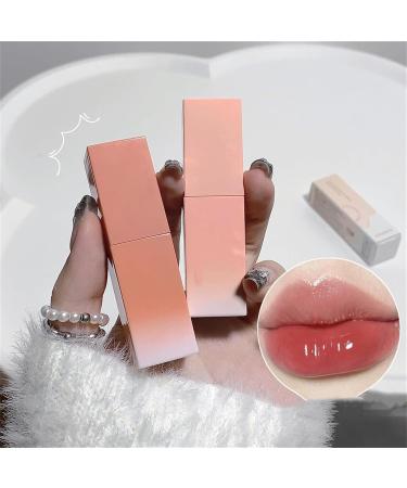 GeRRiT Water Glow Lip Tint Long Lasting Moisturizing Lip Oil Lip Tint Tinted Gloss Non-Stick Cup Waterproof Lip Tint Mini Moisturizing Lip Gloss Gift for Her - Buy Online on GoSupps.com