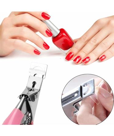 UNbit Nail Clipper Professional Nail Art Clipper Special Type U Word False Tips Edge Cutters Manicure Colorful Stainless Steel Nail Art Tools - Buy Online on GoSupps.com