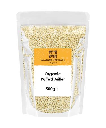 Organic Puffed Millet 500g by Manor Springs Organic