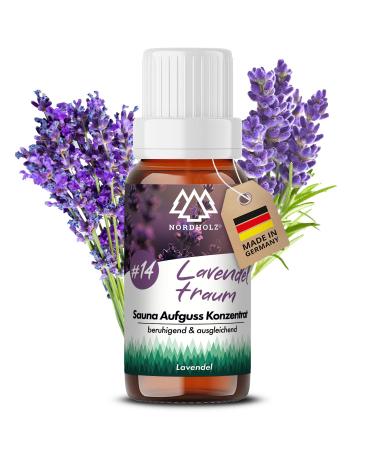 Nordholz sauna infusion choose from 48 varieties 15ml - sauna infusion agent 14 lavender room Special sauna fragrance for intensive & relaxing moments - sauna accessories #14 lavender dream