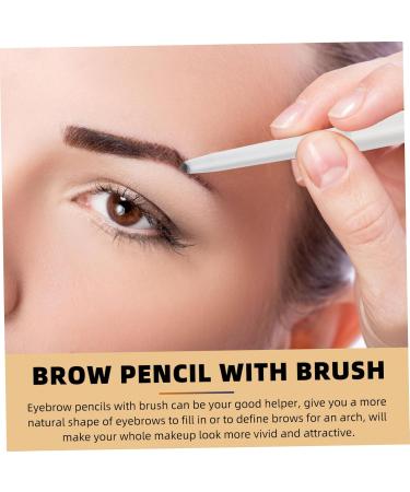 TOVINANNA 6 Pcs Double-headed Waterproof Eyebrow Pencil Eyebrow Makeup Pen Eyebrow Powder Lasting Abs (shell) - Buy Online on GoSupps.com