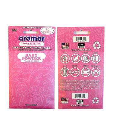 6 Pc Baby Powder Scented Sachet Drawer Bags - Large Fresh Scent Air Freshener for Home & Travel | Premium Quality & Long-lasting Aroma - Buy Online on GoSupps.com