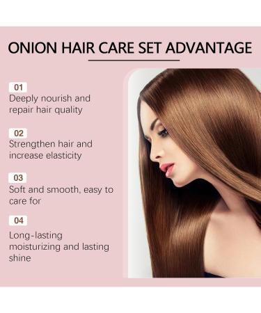 Shampooing + Apr s-Shampoing Shampoing avec Effet Volumateur Conditioner Aux Extraits d'Oignon et de Romarin Pour les Cheveux Ab m s et Cassants Nourrit les Racines et R pare la Texture du Cheveu - Buy Online on GoSupps.com