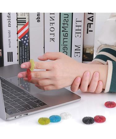 Buy LATRAT 5-Piece Acupressure Massage Ring Set - Spiky Sensory Finger Therapy for Pain Relief | International Shipping Available - Buy Online on GoSupps.com