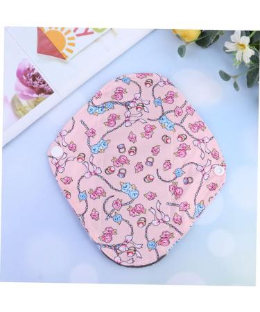 Bamboo Cloth Reusable Menstrual Pads - 4 Pack | Washable & Charcoal-Infused Menstrual Napkins for Women | Assorted Colors - 1 Count - Buy Online on GoSupps.com