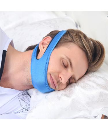 ANYURAN Anti-snoring Chin Strap-snoring Solution Anti-snoring Device Chin Strap Stop snoring Sleep aid Suitable for snoring Sleep Mouth Respirator