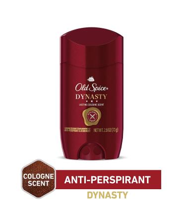 Old Spice Men's Anti-Perspirant Deodorant Dynasty Cologne Scent 2.6 Oz - Pack of 3 | 48-Hour Protection - Buy Online on GoSupps.com