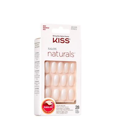 KISS Salon Natural Nail - Break Even White | 1 Pack | Shop Internationally for Stunning Nails - Buy Online on GoSupps.com
