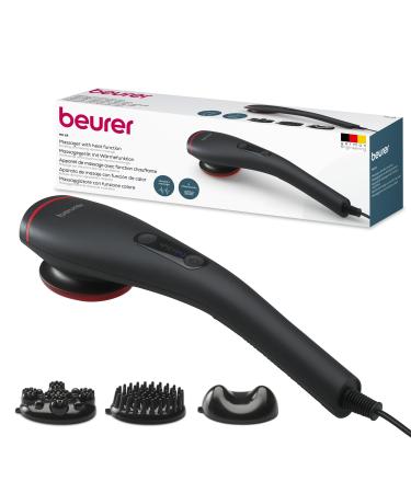 Beurer MG 24 vibration massager 2 soothing massage programs and 2 intensity levels for ideal relaxation 3 massage attachments can be used all over the body black - Buy Online on GoSupps.com