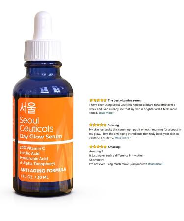 SeoulCeuticals Day Glow Serum 1 fl oz - Radiant Skin Elixir for Brightening & Hydration - Buy Online on GoSupps.com