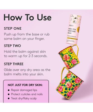 Delhicious Migh-Tea Moisture Body Balm - Natural & Vegan Shea Butter for Dry Skin Eczema & Psoriasis Relief - 70g Ayurvedic Body Butter - Buy Online on GoSupps.com